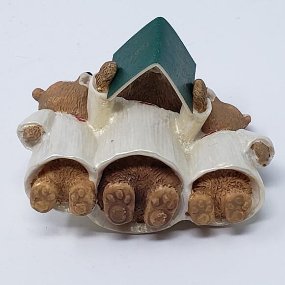 Hallmark 1991 Glee Club Bears Handcrafted Keepsake Holiday Christmas Ornament - Picture 6 of 6